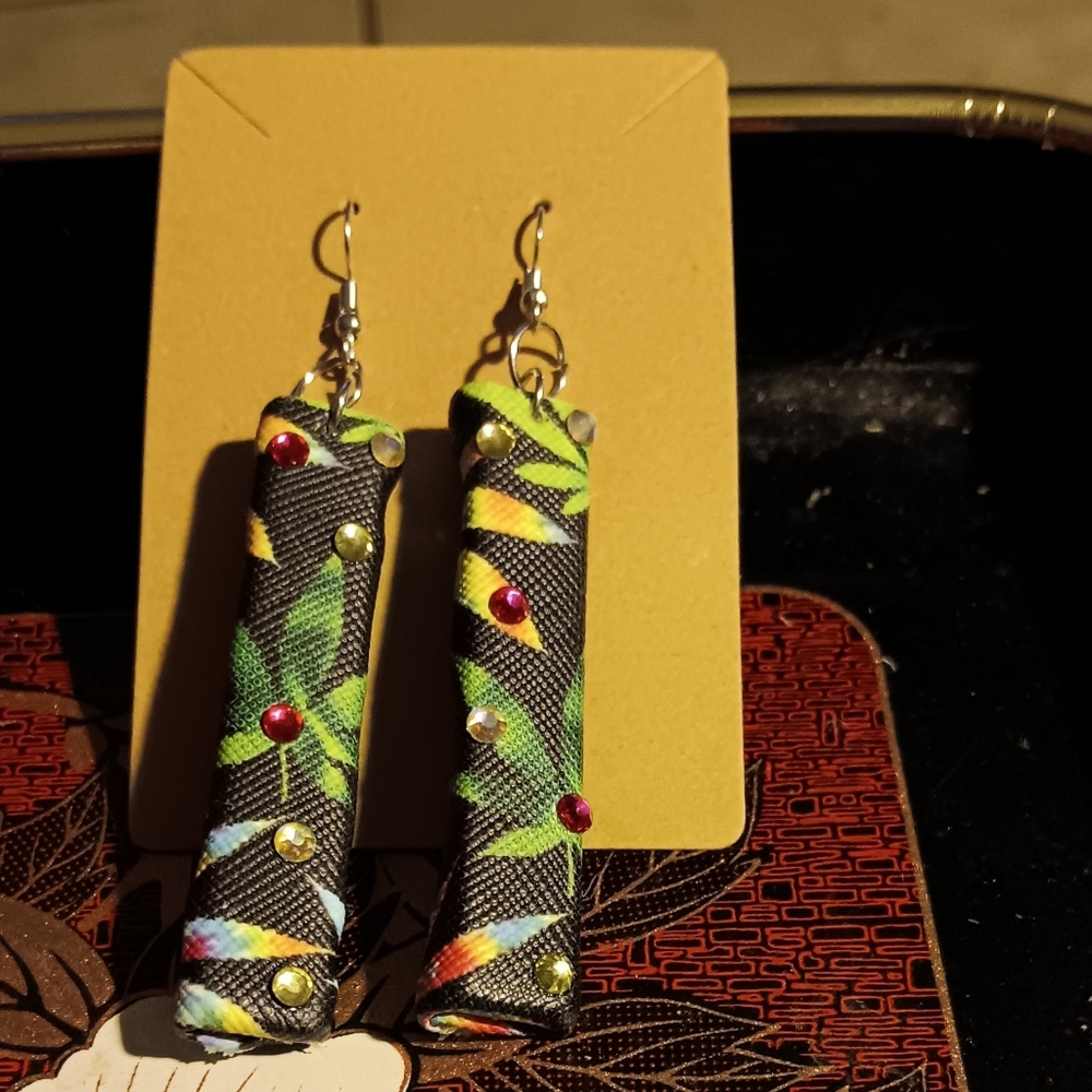Handmade 420 Earrings Available Ladies